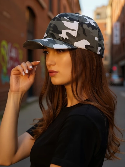 Royalfashion CamoFlex maskáčová baseballová čiapka