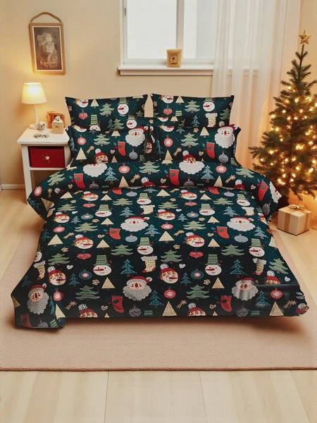 Royalfashion Božična posteljnina 160x200 komplet 3-DELNI