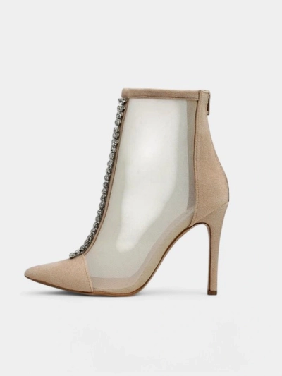 Dámske členkové topánky na stiletto podpätku Amaelika