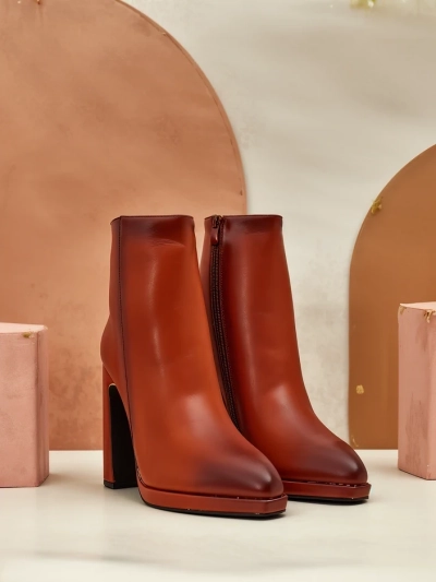 Royalfashion Dámske členkové topánky na podpätku Ferog