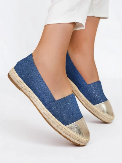Royalfashion Dámske espadrilky a'la denim Anerta