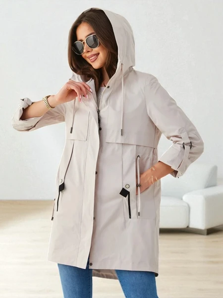 Royalfashion Dámska dlhá vetrovka