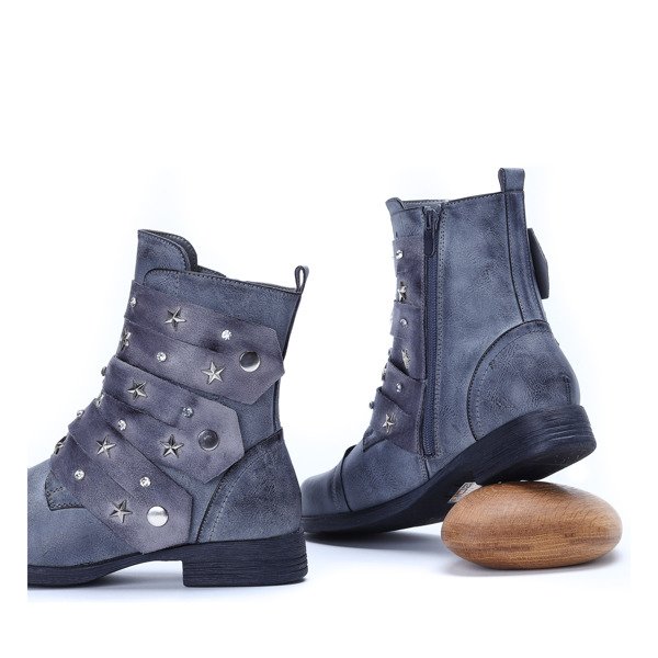 Šedé tašky s hviezdičkami Livija - Obuv