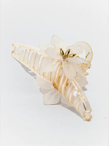 Royalfashion Lasni klips s cvetom