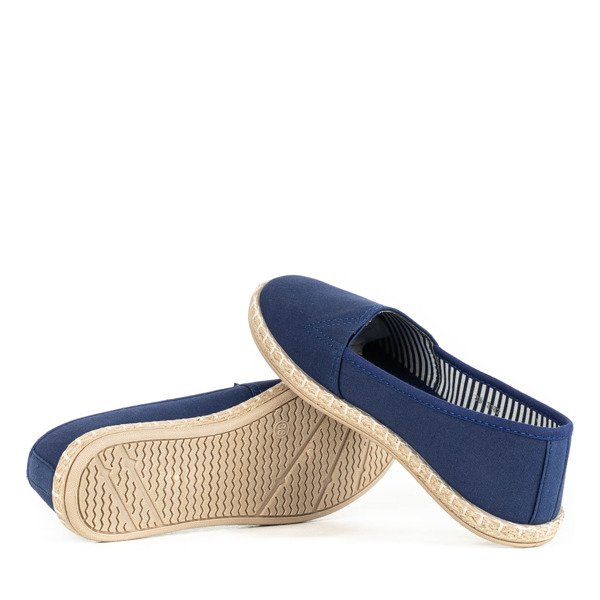 Walencia tmavě modré espadrilles - obuv