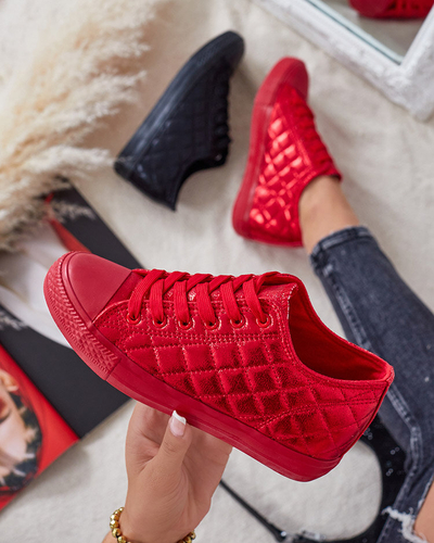 Royalfashion Dámske prešívané tenisky so skrytou kotvou Avvas