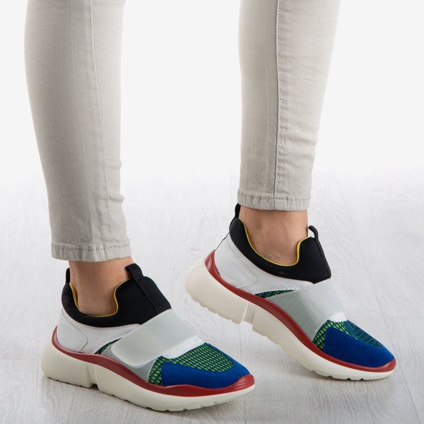 Vícebarevná sportovní obuv Sestarse na suchý zip - Obuv 1