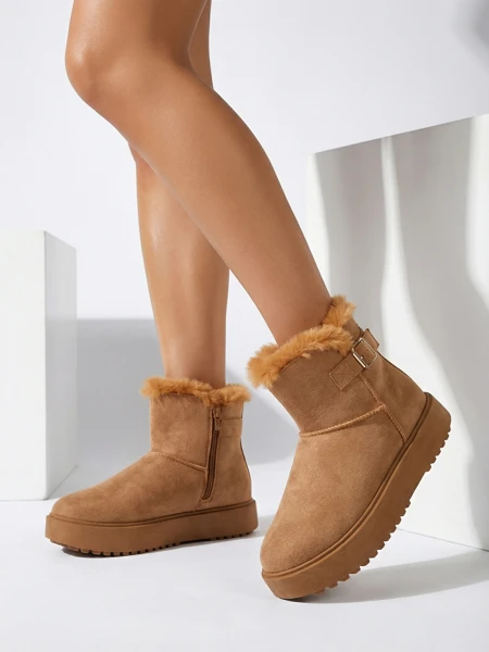 Royalfashion Kratki ženski škornji a'la za sneg Aurelia Classico