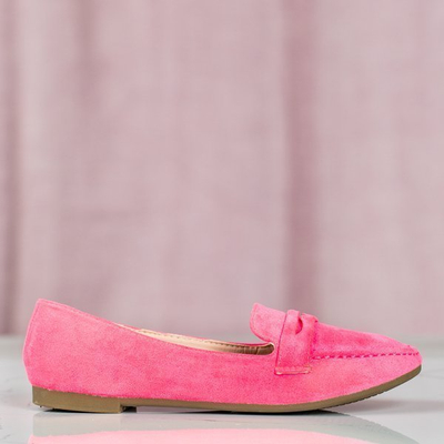 VÝPLET Ružové mokasíny s okrúhlou špičkou od Francisa - Topánky
