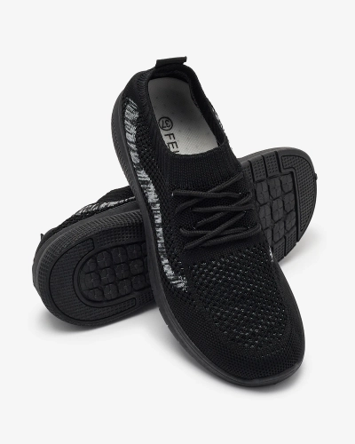 Čierna dámska textilná športová obuv Fiabom- Obuv