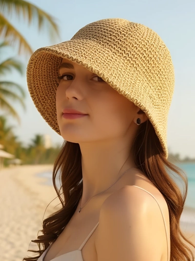 Royalfashion Dámsky letný klobúk Sandy Bloom