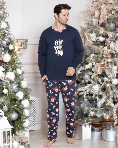 Royalfashion Vianočné pánske pyžamá 2-dielne