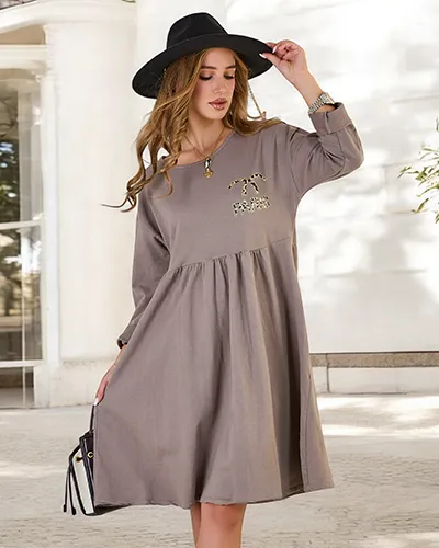 Royalfashion Dámske látkové šaty