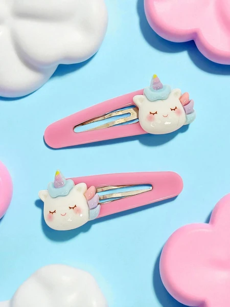 Farebné sponky do vlasov Angelicornia