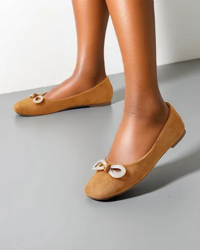 Royalfashion Dámske baleríny s mašľou Cocar