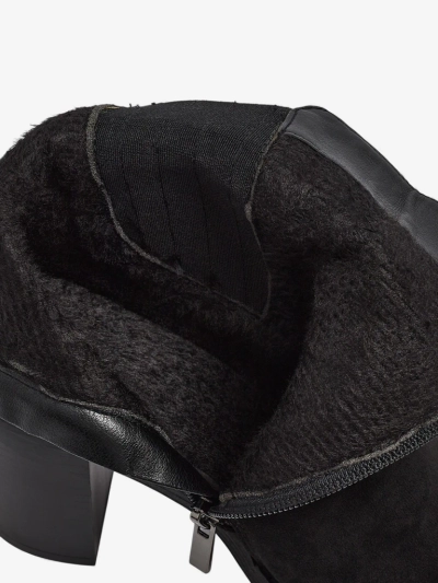 Ženski gležnjarji iz eko semiša s peto Anell