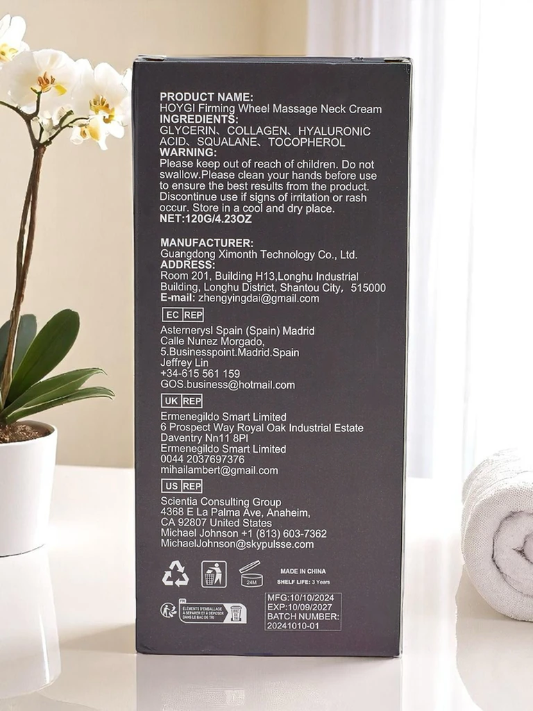 Spevňujúci krém na krk s liftingovým účinkom