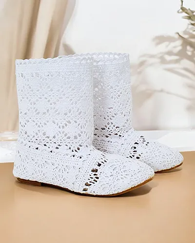 Royalfashion Detské ažurové čižmy Ollor