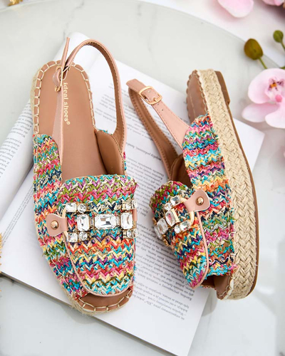 Royalfashion Dámske espadrilky s otvorenou špičkou