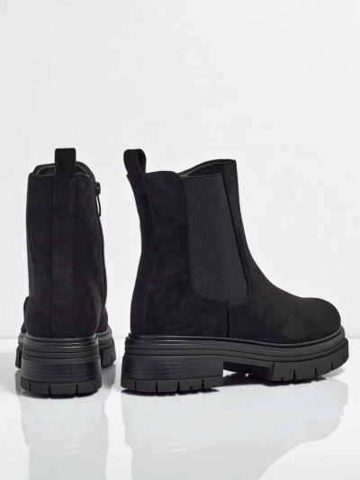 Ženski gležnjarji a'la chelsea iz eko-semiša Lunvor