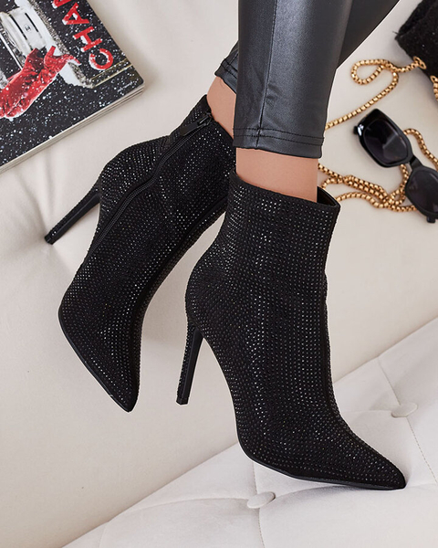 Royalfashion Dámske čižmy Lekirisa Zirconia Stiletto