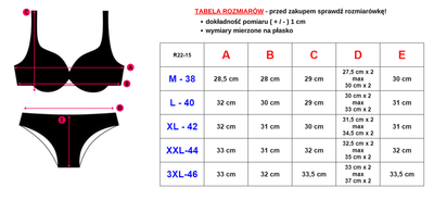 Ružové vzorované plavky - Spodná bielizeň