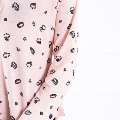 Ružová blúzka pre ženy - Oblečenie