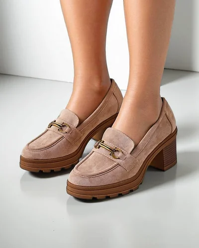 Royalfashion Ženské mokasíny na podpätku Tollinge