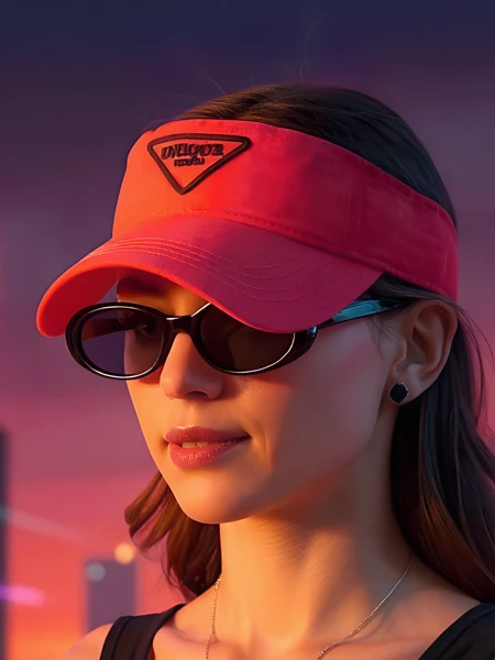 Royalfashion Neon Glow Slnečný šilt