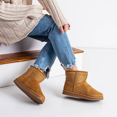 Izolované snehové topánky Matila hnedá - Obuv