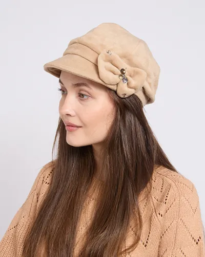 Royalfashion Dámska čapica s mašľou