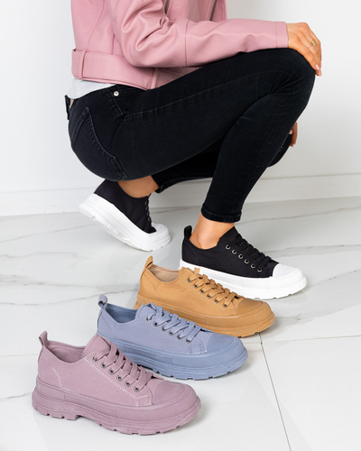 Fialové dámske športové tenisky Duami- Footwear