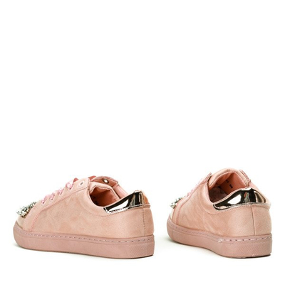 Emilyanine ružové kamienkové tenisky - Obuv