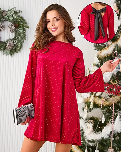 Royalfashion Dámska sametová šaty