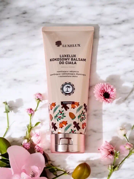 Luxelux vianočný telový balzam s kokosovou vôňou 300 ml