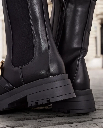 Dámske vysoké topánky Royalfashion Romur