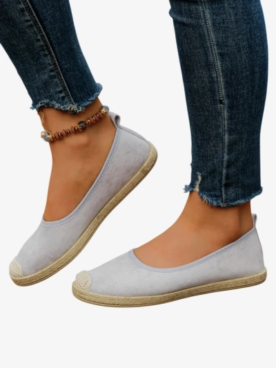 Royalfashion Dámske espadrilky z eco-suedu Aroles