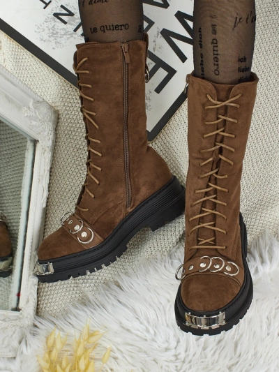 Royalfashion Ženski vezani gležnarji Werces