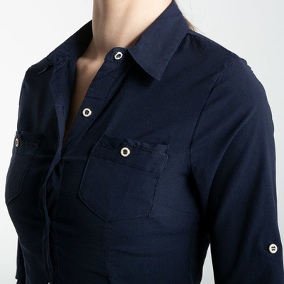 Dámská modrá košile - Halenky 1