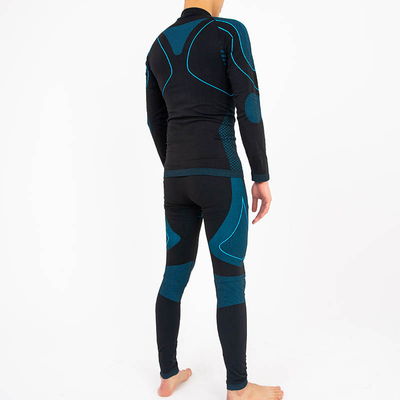 Čierno-modrá pánska termoaktívna súprava - Spodná bielizeň