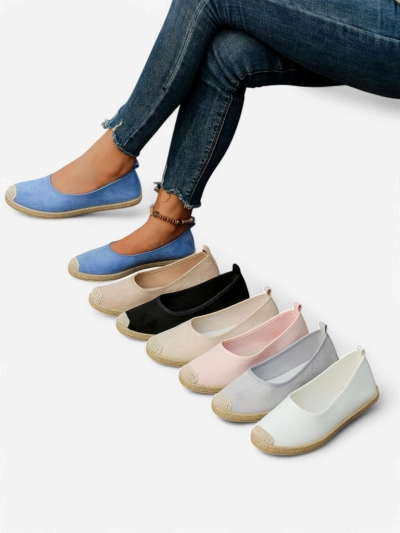 Royalfashion Dámske espadrilky z eko-suede Aroles