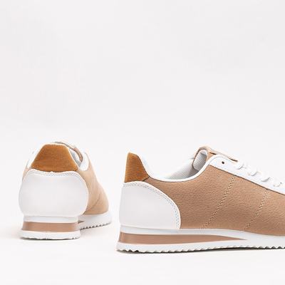 Dámska športová obuv béžovej farby na rovnej podrážke Soruti - Obuv