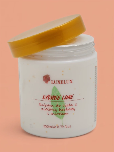 Luxelux LYCHEE LIME Telo balzam s green tea a medom 250 ml