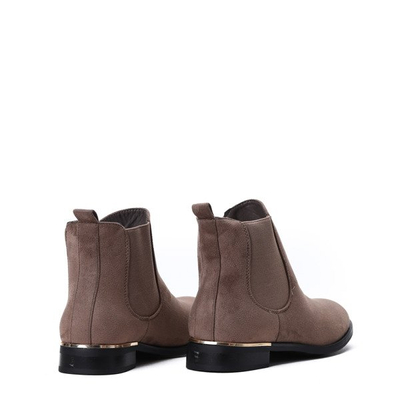 Sztyblety w kolorze khaki Lisa- Obuwie