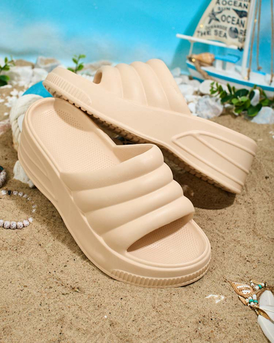 Royalfashion Dámske gumené žabky Kooli