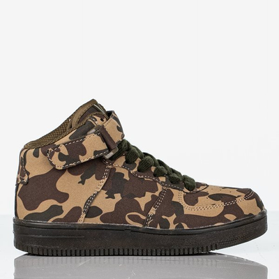 Sportovní žhnoucí dětské dětské boty camo Dixones - Footwear 1