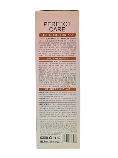 Argento Arganio Silky & Smooth šampon s keratinom in vitaminoma E+B5 (800 ml)
