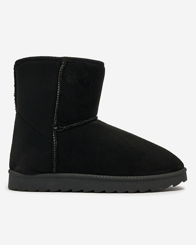 Royalfashion Dámske čižmy a'la snow boots v čiernej farbe Aener