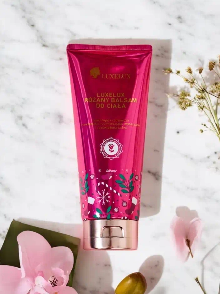 Luxelux Telový balzam s vôňou ruže 300 ml