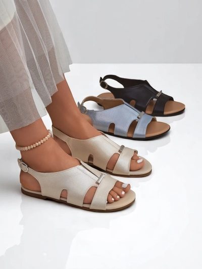 Royalfashion Ženski sandali z ravnim podplatom Solea Comfort